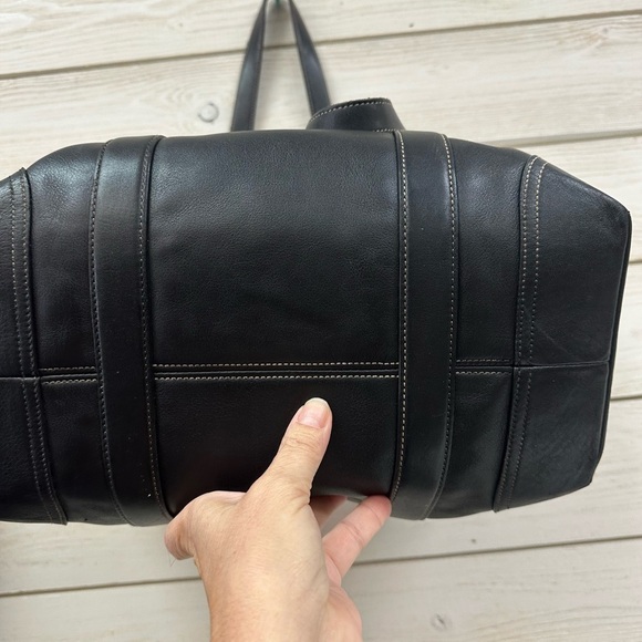 Coach Black Leather Tote Bag – Style No. A05S-6491 - Picture 10 of 16